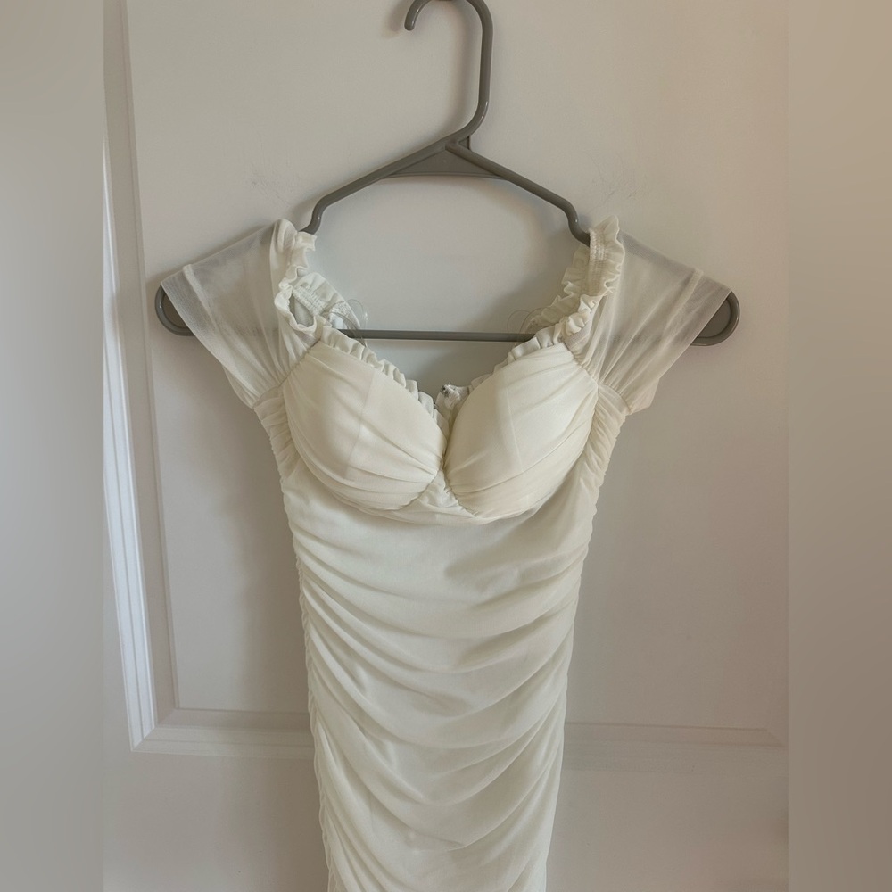 Windsor Ruched Mini Dress - Picture 4 of 7